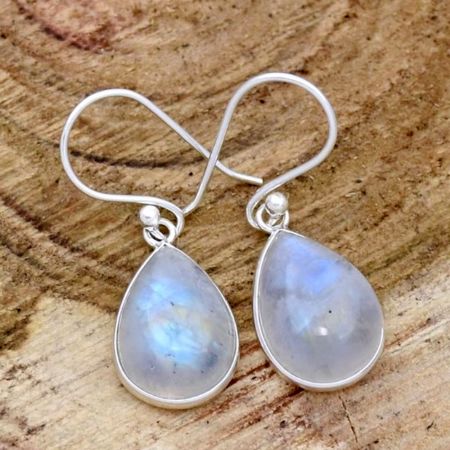 Stylish Lattice 925 Sterling Silver Earrings